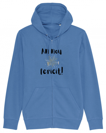 An Nou Fericit (artificii) negru Bright Blue