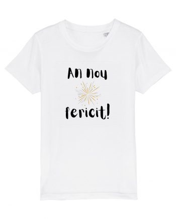 An Nou Fericit (artificii) negru White