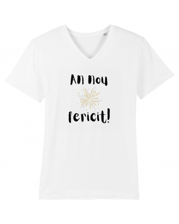 An Nou Fericit (artificii) negru White