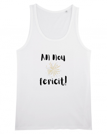 An Nou Fericit (artificii) negru White