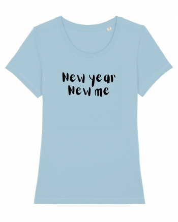 New year, new me (negru)  Sky Blue