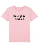 New year, new me (negru)  Tricou mânecă scurtă  Copii Mini Creator