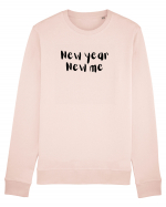 New year, new me (negru)  Bluză mânecă lungă Unisex Rise