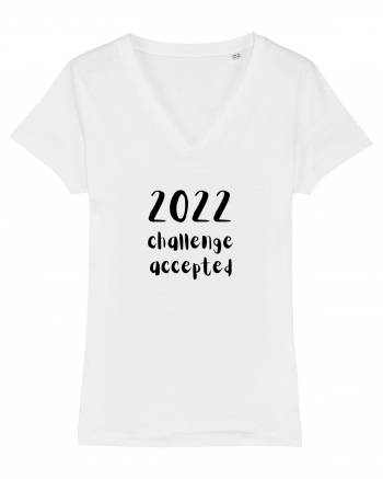 2022 Challenge Accepted (negru)  White