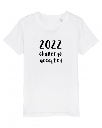 2022 Challenge Accepted (negru)  White