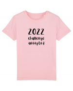 2022 Challenge Accepted (negru)  Tricou mânecă scurtă  Copii Mini Creator