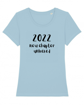 2022 New Chapter Unlocked (negru)  Sky Blue