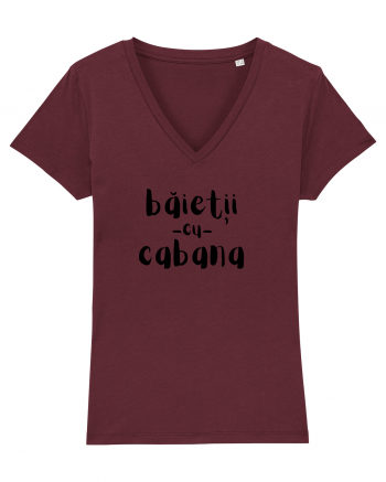 Băieții cu Cabana (negru)  Burgundy