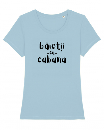 Băieții cu Cabana (negru)  Sky Blue