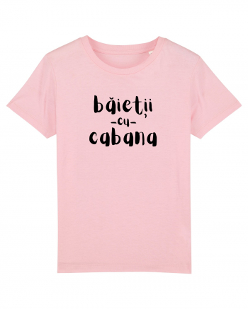 Băieții cu Cabana (negru)  Cotton Pink