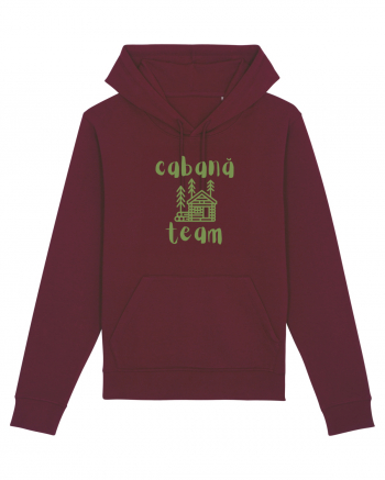 Cabană Team (verde)  Burgundy