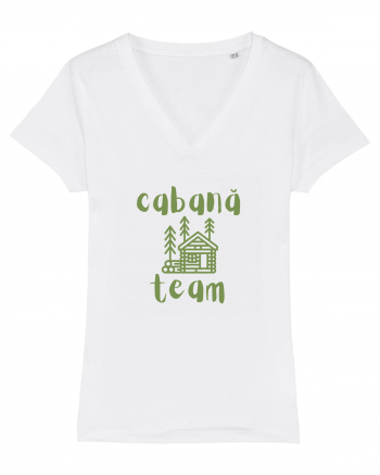 Cabană Team (verde)  White