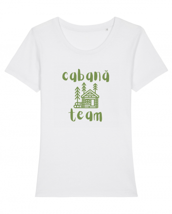 Cabană Team (verde)  White