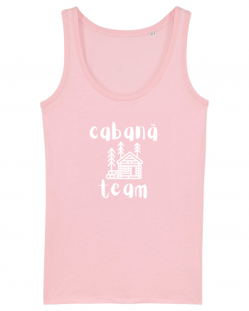 Cabană Team (alb)  Cotton Pink