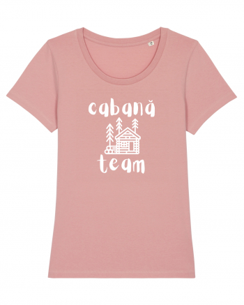 Cabană Team (alb)  Canyon Pink