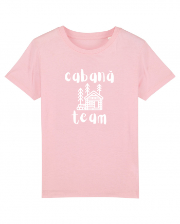 Cabană Team (alb)  Cotton Pink