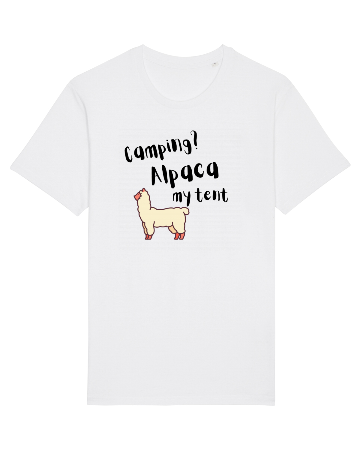 Tricou mânecă scurtă Unisex Rocker White