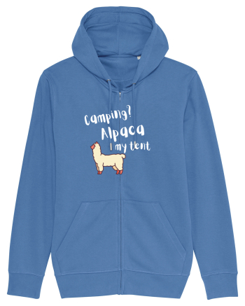 Camping? Alpaca my tent (alb)  Bright Blue