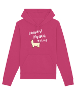 Camping? Alpaca my tent (alb)  Hanorac Unisex Drummer