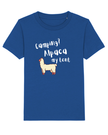 Camping? Alpaca my tent (alb)  Majorelle Blue