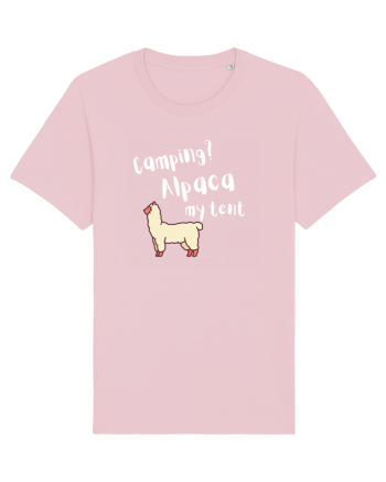 Camping? Alpaca my tent (alb)  Cotton Pink