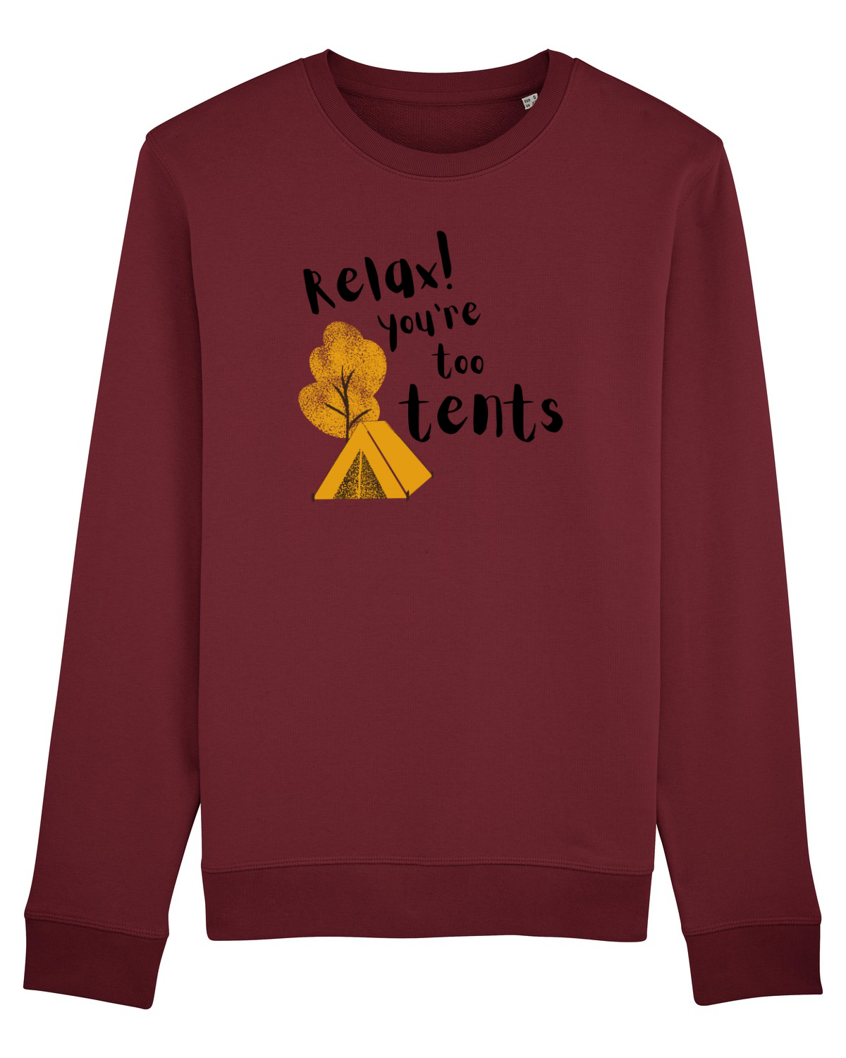 Bluză mânecă lungă Unisex Rise Burgundy