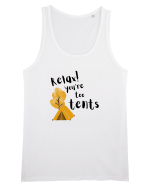 Relax! You're too tents (negru) Maiou Bărbat Runs