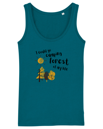 I could go camping forest of my life (black)  Ocean Depth
