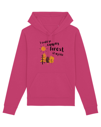 I could go camping forest of my life (black)  Raspberry