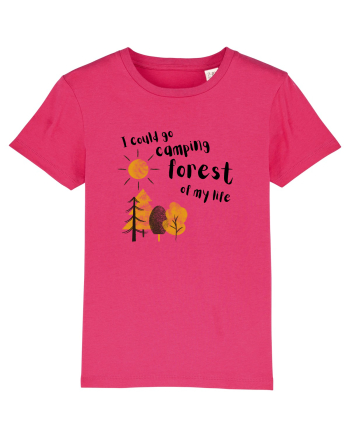 I could go camping forest of my life (black)  Raspberry