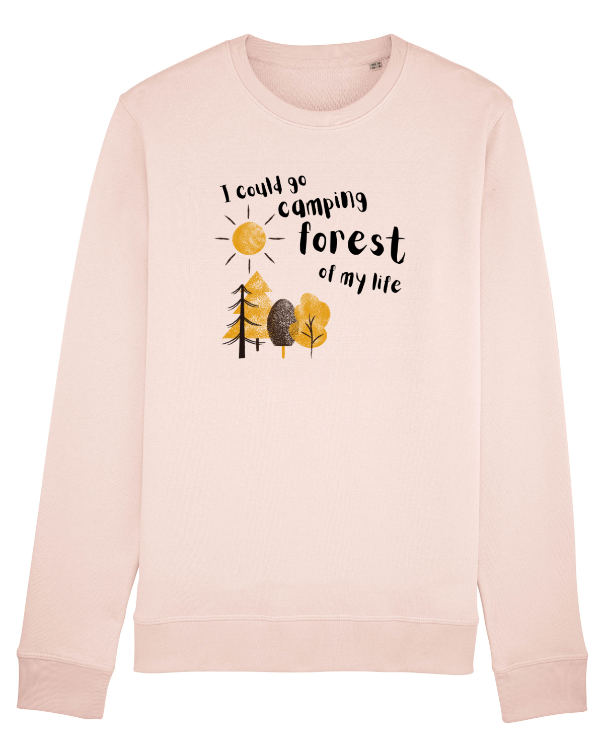 Bluză mânecă lungă Unisex Rise Candy Pink