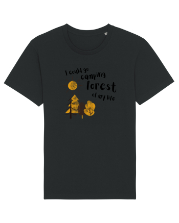 I could go camping forest of my life (black)  Black