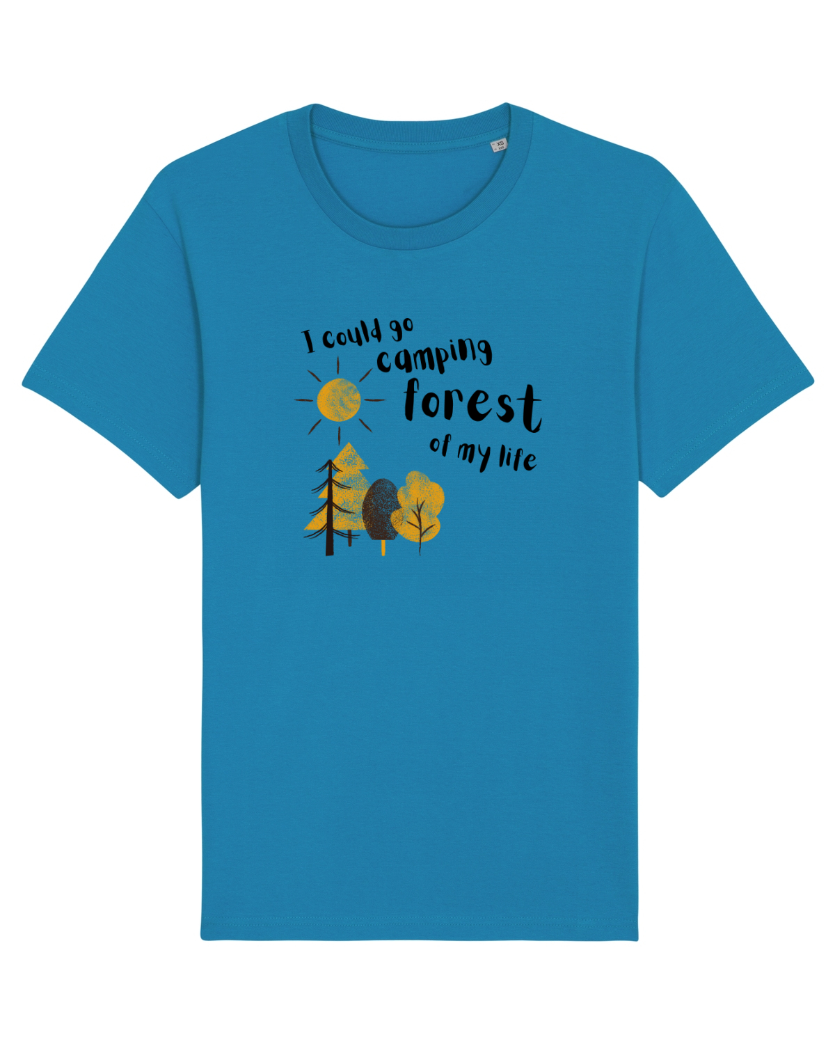 Tricou mânecă scurtă Unisex Rocker Azur