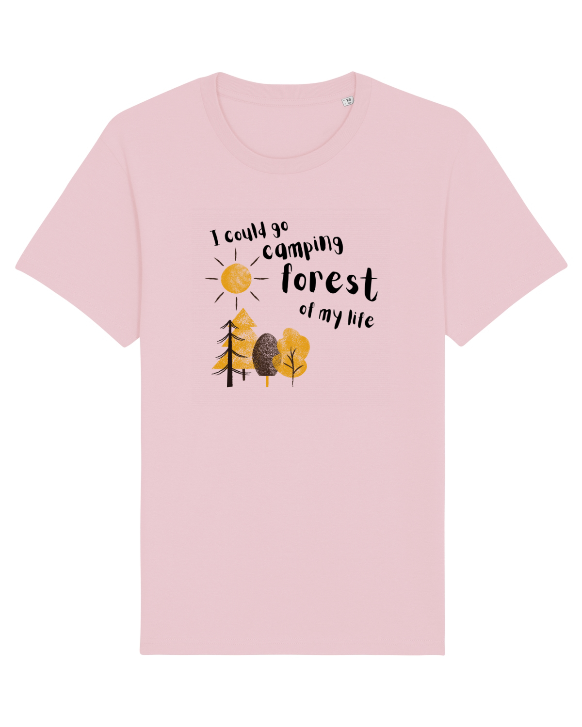 Tricou mânecă scurtă Unisex Rocker Cotton Pink