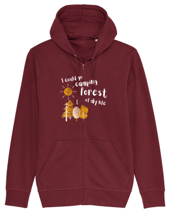 I could go camping forest of my life (alb)  Burgundy