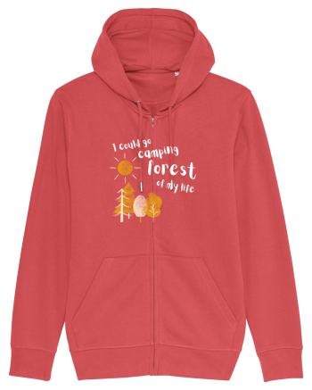 I could go camping forest of my life (alb)  Carmine Red