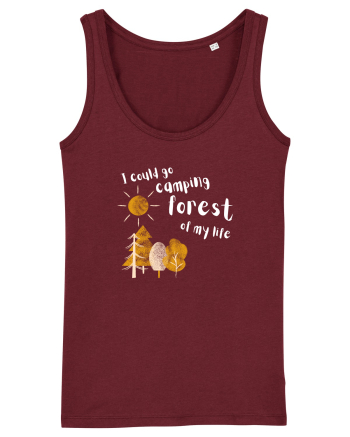 I could go camping forest of my life (alb)  Burgundy