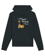 I could go camping forest of my life (alb)  Hanorac Unisex Drummer