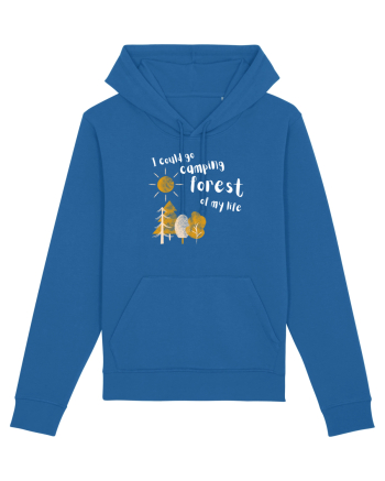 I could go camping forest of my life (alb)  Royal Blue