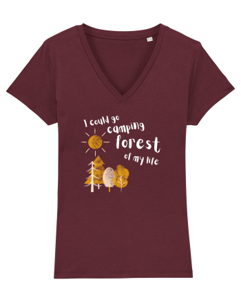 I could go camping forest of my life (alb)  Burgundy