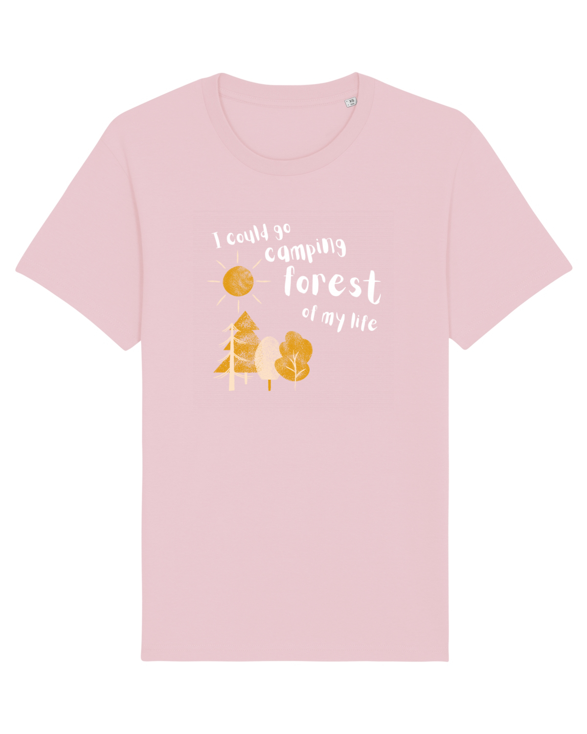 Tricou mânecă scurtă Unisex Rocker Cotton Pink