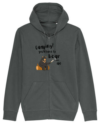 Camping? You'll have to bear with me (negru)  Anthracite