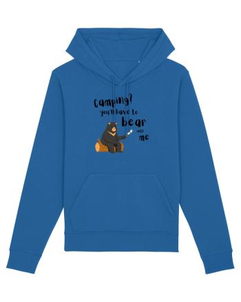 Camping? You'll have to bear with me (negru)  Royal Blue