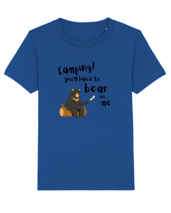 Camping? You'll have to bear with me (negru)  Majorelle Blue