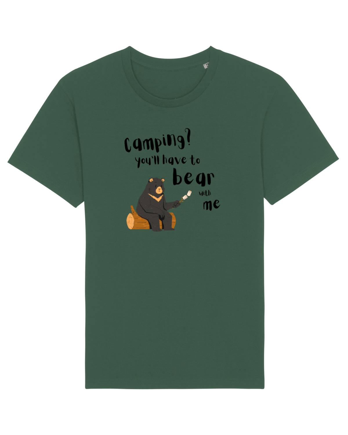 Tricou mânecă scurtă Unisex Rocker Bottle Green