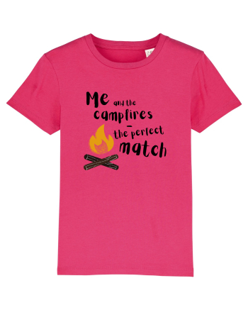 Me and the campfires - the perfect match (negru)  Raspberry