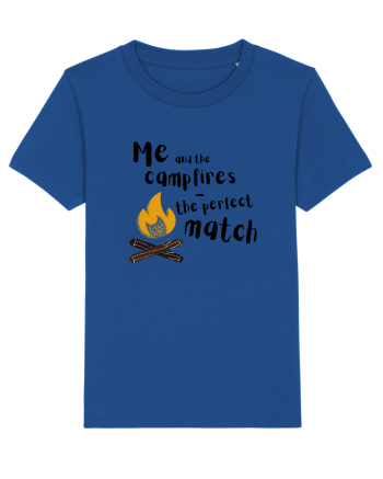 Me and the campfires - the perfect match (negru)  Majorelle Blue