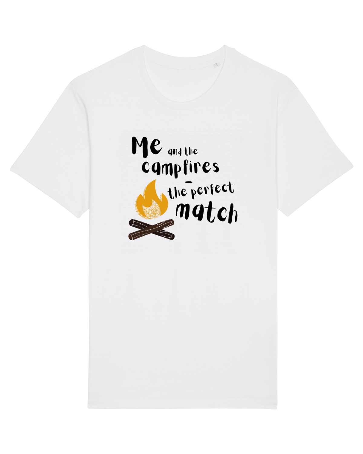 Tricou mânecă scurtă Unisex Rocker White