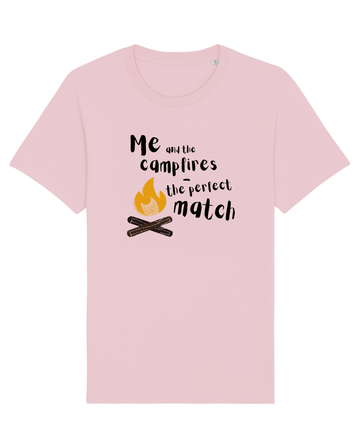 Tricou mânecă scurtă Unisex Rocker Cotton Pink