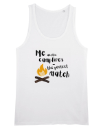 Me and the campfires - the perfect match (negru)  Maiou Bărbat Runs